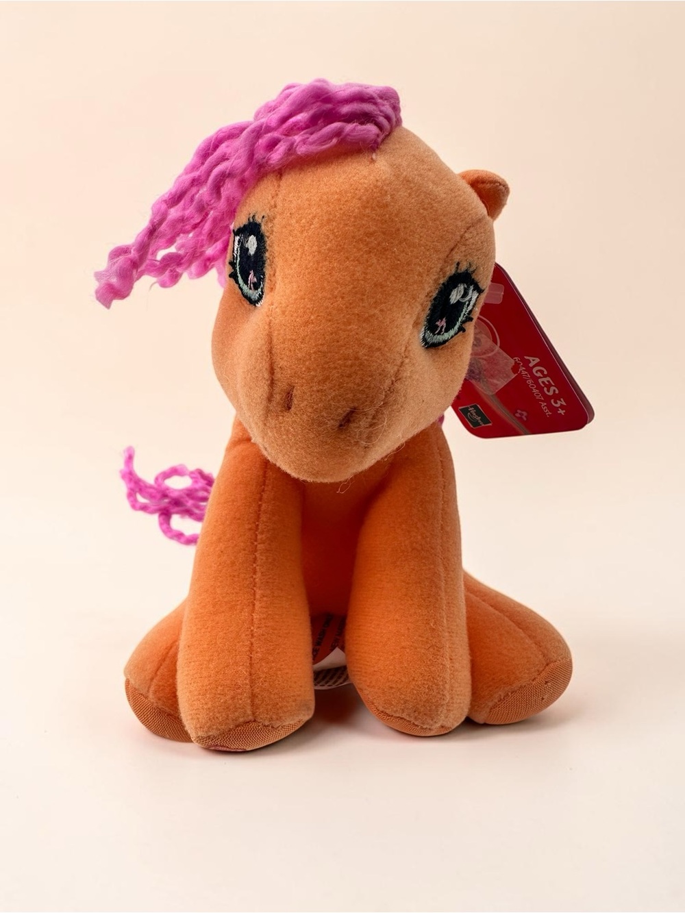 VTG My Little Pony G3 Sparkleworks 6" Sitting Plush NWT 2003 Hasbro 60417/60407
